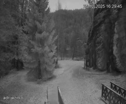 Vstup do skal, Pískovna