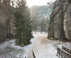 Vstup do skal, Pískovna