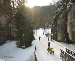 Vstup do skal, Pískovna