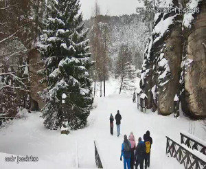 Adršpach - Vstup do skal, Pískovna - 3.1.2026 v 11:45 Adršpach - Vstup do skal, Pískovna - 3.1.2026 v 11:45