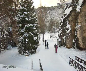 Adršpach - Vstup do skal, Pískovna - 3.1.2026 v 13:45 Adršpach - Vstup do skal, Pískovna - 3.1.2026 v 13:45