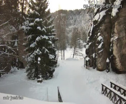 Vstup do skal, Pískovna