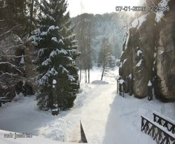 Vstup do skal, Pískovna