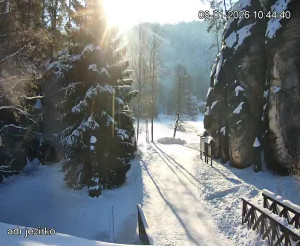 Adršpach - Vstup do skal, Pískovna - 8.1.2026 v 10:45 Adršpach - Vstup do skal, Pískovna - 8.1.2026 v 10:45