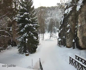 Adršpach - Vstup do skal, Pískovna - 8.1.2026 v 14:45 Adršpach - Vstup do skal, Pískovna - 8.1.2026 v 14:45