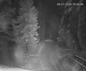 Adršpach - Vstup do skal, Pískovna - 8.1.2026 v 18:45 Adršpach - Vstup do skal, Pískovna - 8.1.2026 v 18:45