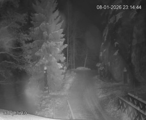 Adršpach - Vstup do skal, Pískovna - 8.1.2026 v 23:15 Adršpach - Vstup do skal, Pískovna - 8.1.2026 v 23:15