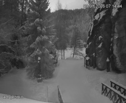 Vstup do skal, Pískovna