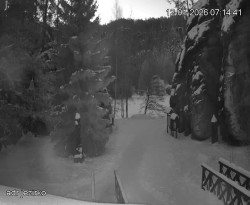 Vstup do skal, Pískovna