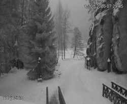 Vstup do skal, Pískovna