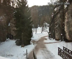 Vstup do skal, Pískovna