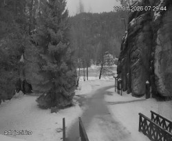 Vstup do skal, Pískovna