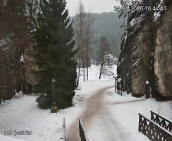 Vstup do skal, Pískovna