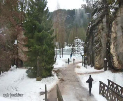 Vstup do skal, Pískovna