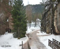 Vstup do skal, Pískovna