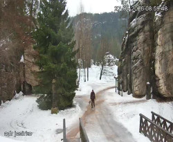 Vstup do skal, Pískovna