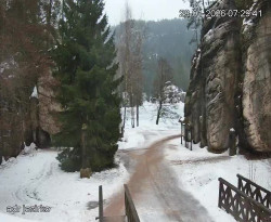 Vstup do skal, Pískovna