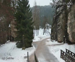 Vstup do skal, Pískovna