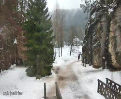 Vstup do skal, Pískovna