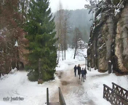 Vstup do skal, Pískovna