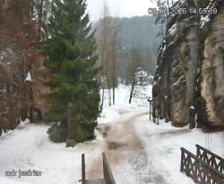 Vstup do skal, Pískovna