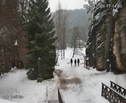 Vstup do skal, Pískovna