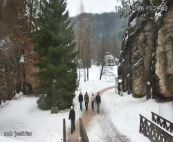 Vstup do skal, Pískovna