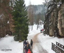 Vstup do skal, Pískovna