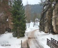 Vstup do skal, Pískovna