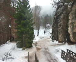 Vstup do skal, Pískovna