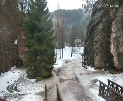 Vstup do skal, Pískovna