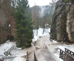 Vstup do skal, Pískovna