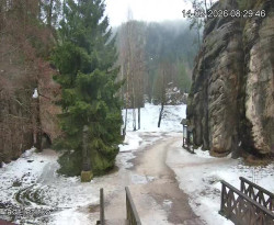 Vstup do skal, Pískovna