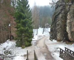 Vstup do skal, Pískovna