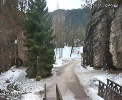 Vstup do skal, Pískovna