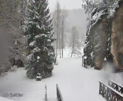 Vstup do skal, Pískovna