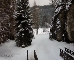 Vstup do skal, Pískovna