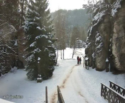 Vstup do skal, Pískovna