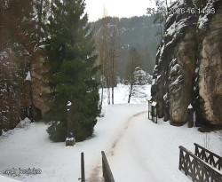 Vstup do skal, Pískovna