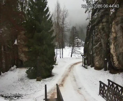 Vstup do skal, Pískovna