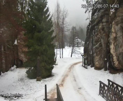 Vstup do skal, Pískovna