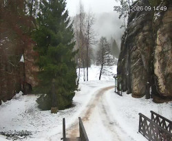 Vstup do skal, Pískovna