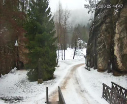 Vstup do skal, Pískovna