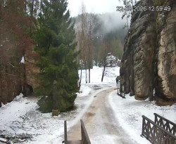 Vstup do skal, Pískovna