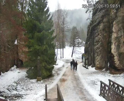 Vstup do skal, Pískovna