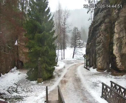 Vstup do skal, Pískovna