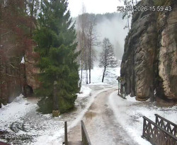 Vstup do skal, Pískovna