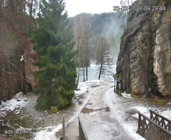 Vstup do skal, Pískovna