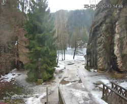 Vstup do skal, Pískovna