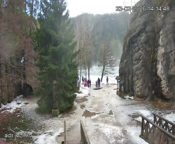 Vstup do skal, Pískovna